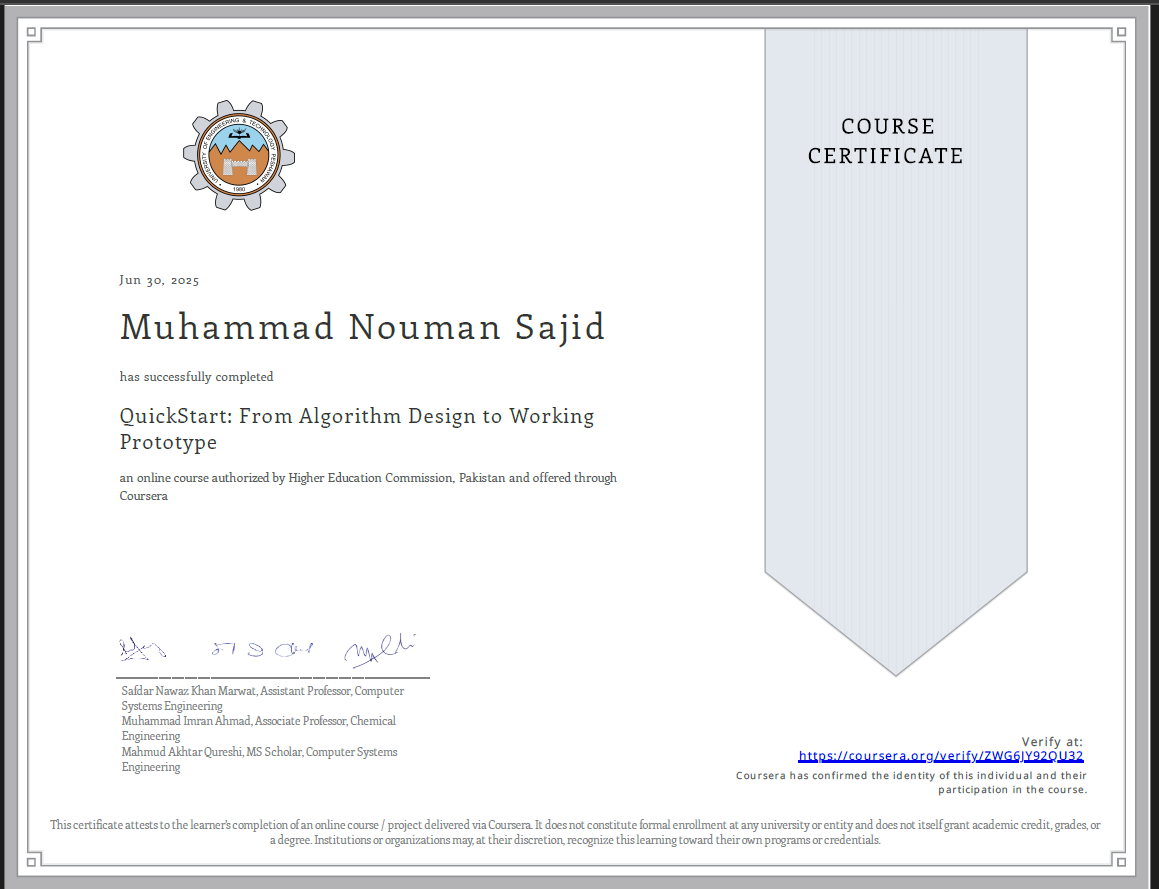 UET Certification